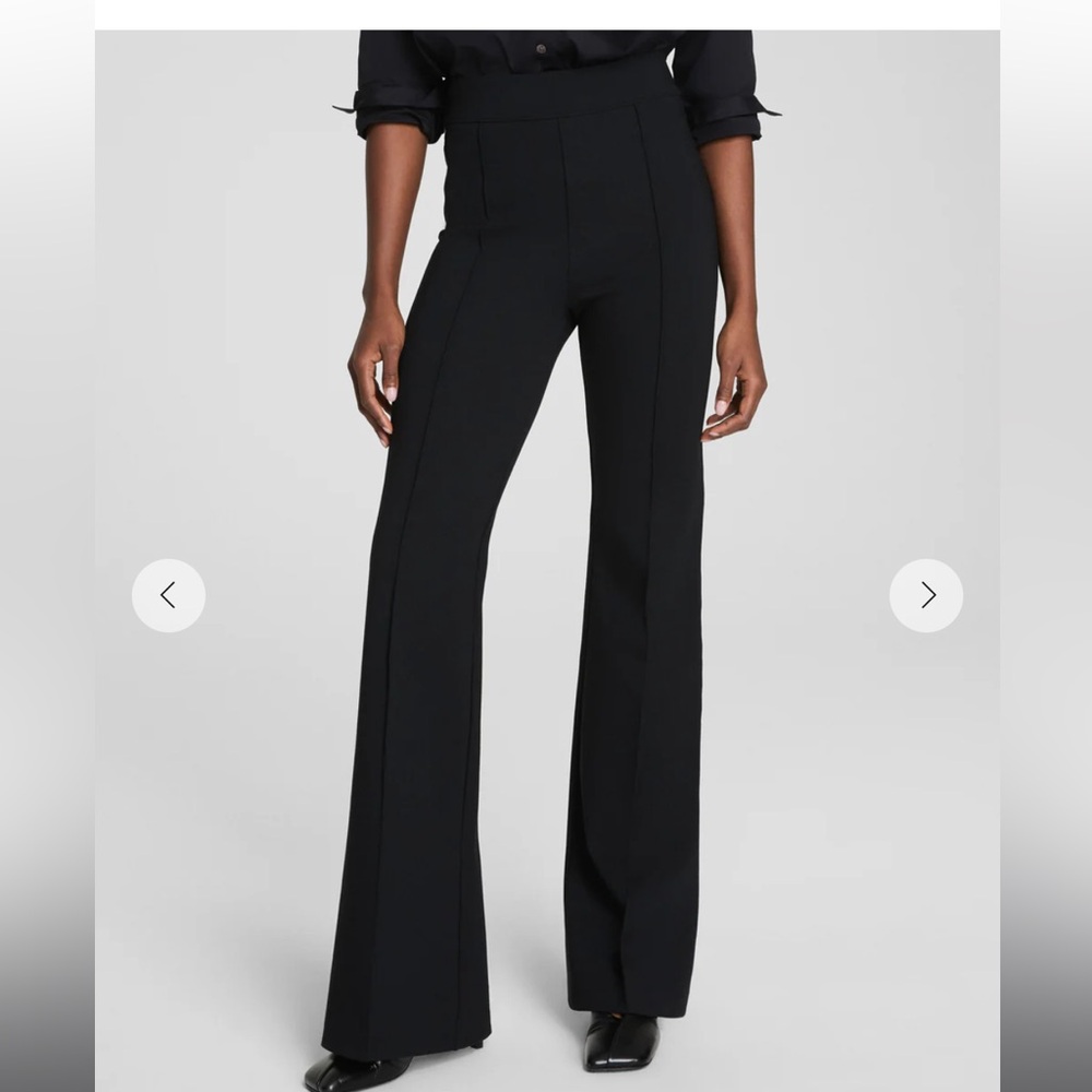 SPANXsupersmooth PerfectFit Ponte Flare Black Pant